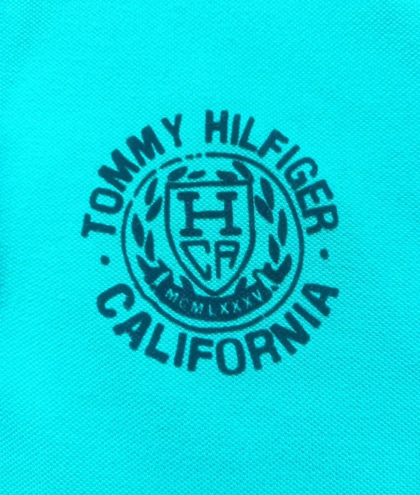 Tommy Hilfiger Polo Shirt California Special Edition 2013. Size S. green. vintage Premium. Big Logo. – photo 3